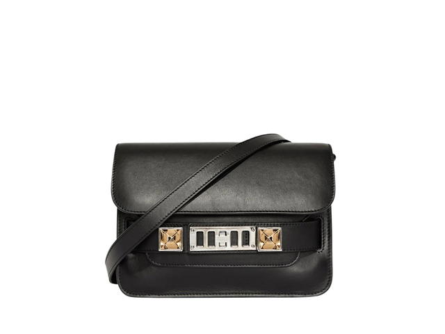 Proenza Schouler Proenza Schouler PS11 Mini Classic Bag In Smooth Leather With Silver-Tone Metal Hardware Black - view 1
