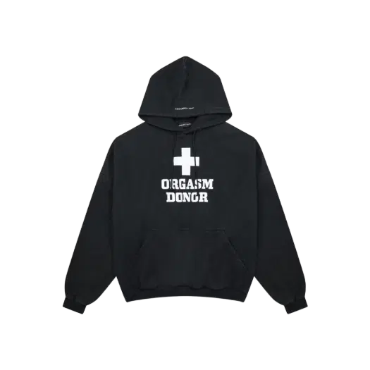 Buy Project G/R Orgasm Donor Hoodie Washed Black at Sasom – Authentic and Ready to Ship