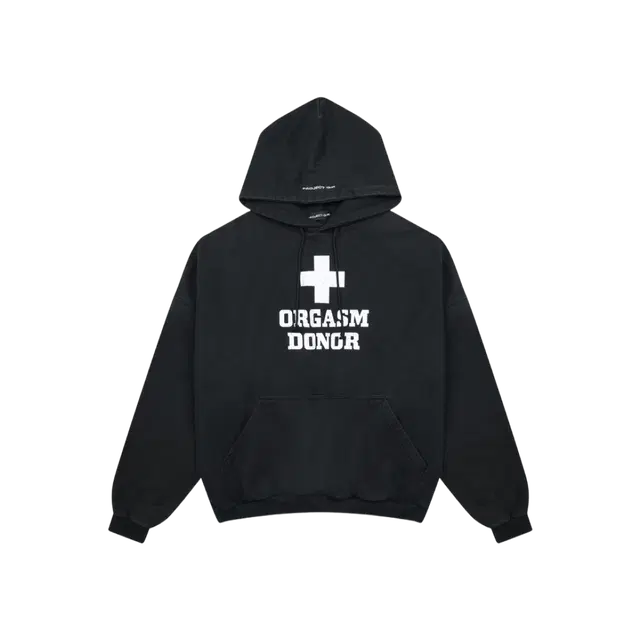 Project G/R Project G/R Orgasm Donor Hoodie Washed Black - view 1