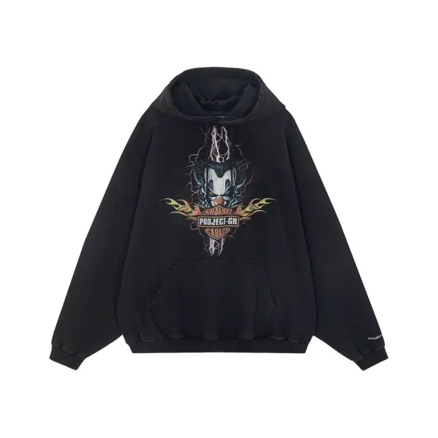 Project G/R Project G/R x Insane Garage Clown Bike Hoodie Black - view 2