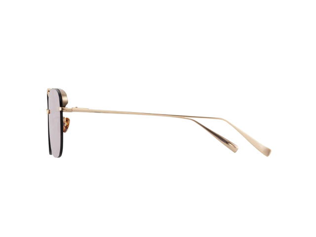 Projekt Produkt Projekt Produkt FN-3-CPG Sunglasses In Pink Gold Titanium Frame With Pink Mirror Lenses - view 3