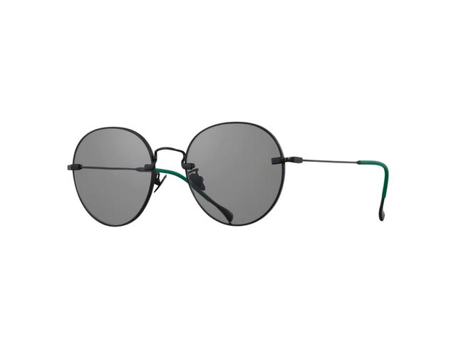 Projekt Produkt Projekt Produkt FN-CC1-CBK Sunglasses In Black Titanium Frame With Gray Tint Lenses - view 2