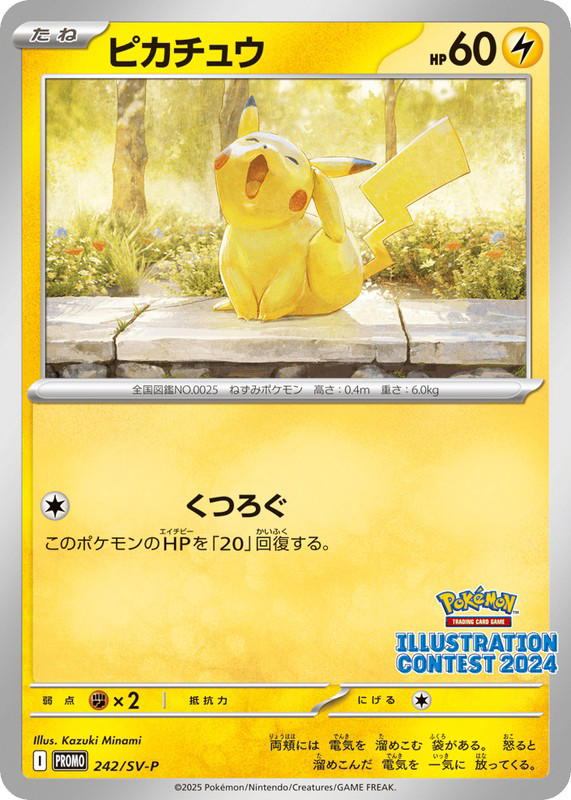 Pokemon Pokemon Pikachu PROMO [PROMO 242/SV-P] Scarlet & Violet "Scarlet & Violet Promos" (JP)