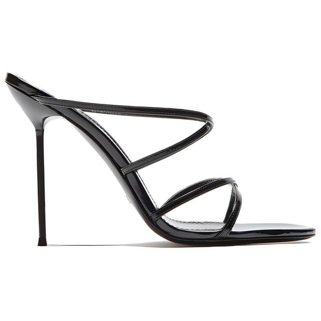 Kith KITH Leather Slim Heel High Heels 10cm Women's Black - view 2