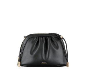 Buy A.P.C. Ninon Small Drawstring Bag Black at Sasom – Authentic and Ready to Ship