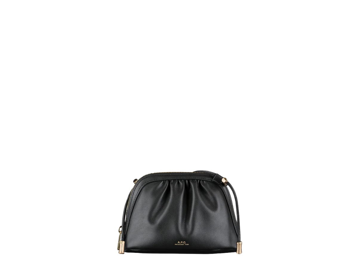 A.P.C. A.P.C. Ninon Small Drawstring Bag Black