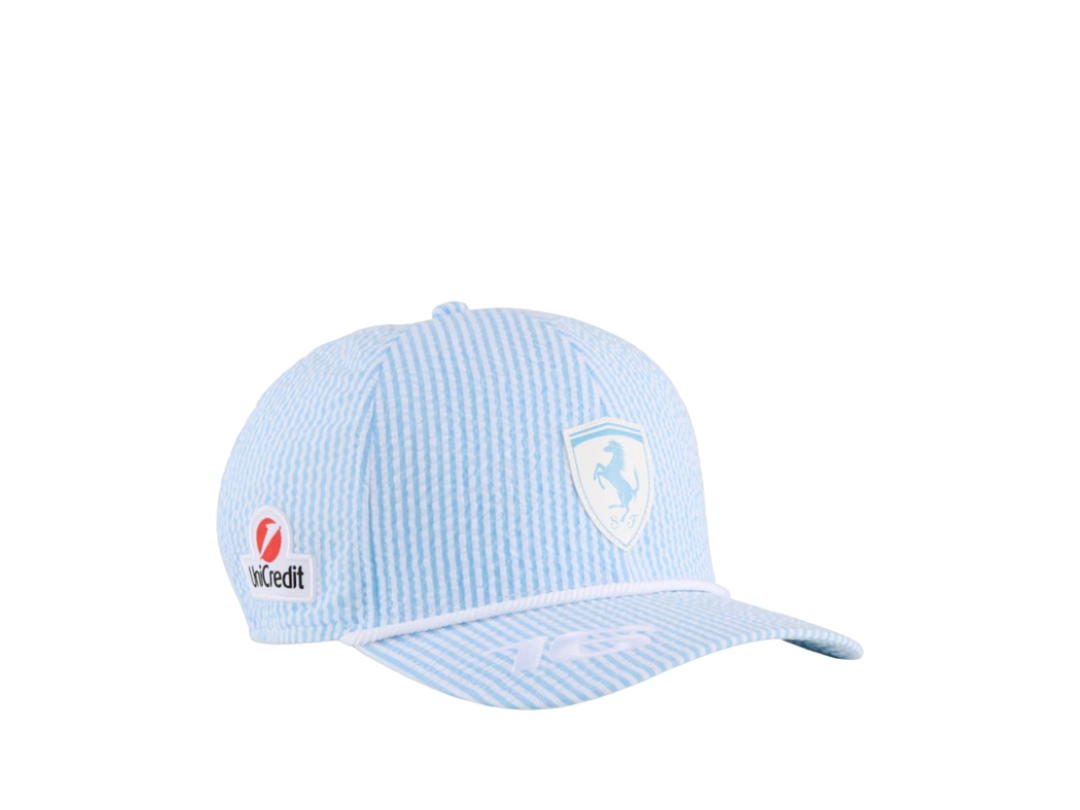 Puma Puma Scuderia Ferrari 2025 Team Charles Leclerc Special Edition Monaco GP Cap Blue