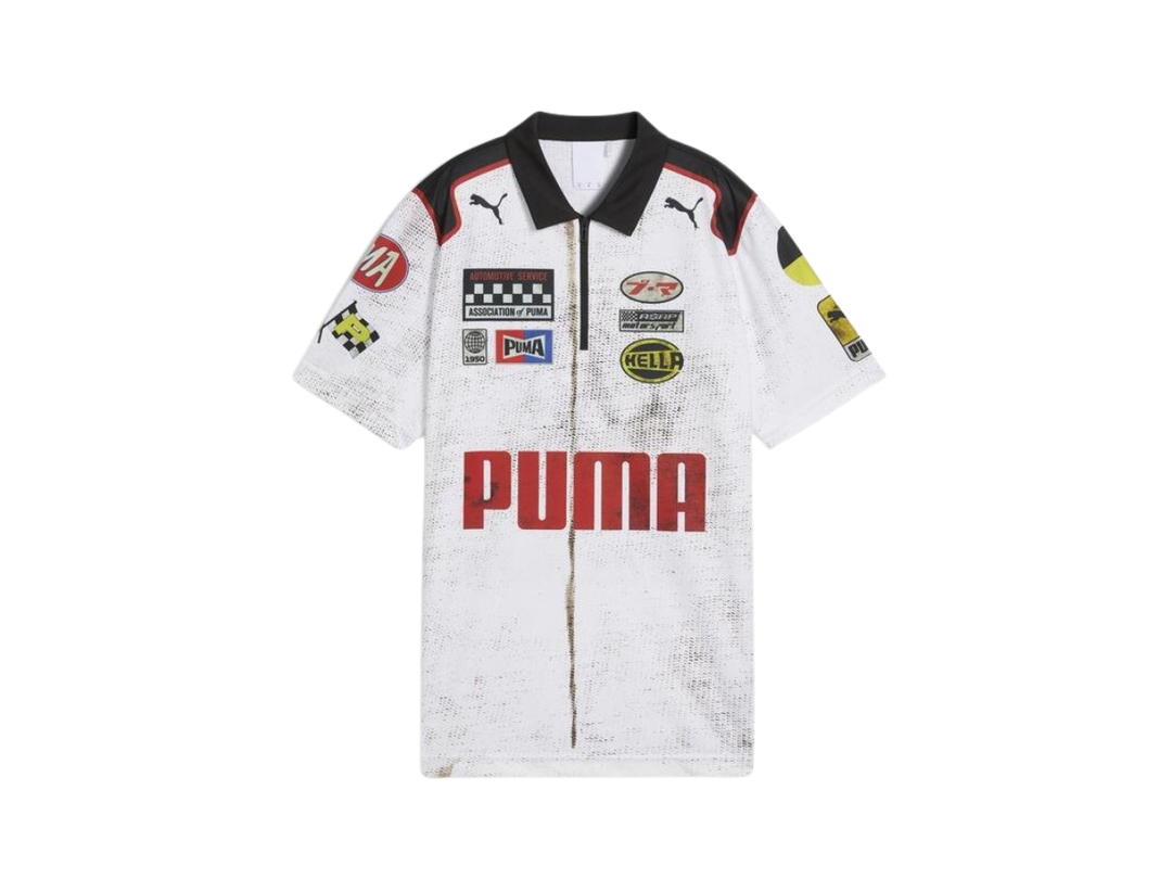 Puma Puma X Asap Rocky Team Zip Polo White