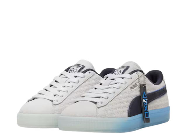 Puma Puma x PLAYSTATION Suede Youth Sneakers Navy - view 3