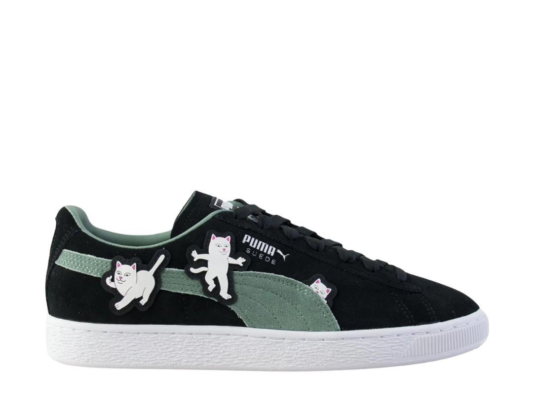 Puma Puma x RIPNDIP Suede Sneakers 2 Black-Eucalyptus