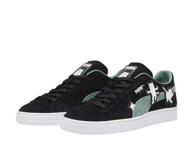 Puma Puma x RIPNDIP Suede Sneakers 2 Black-Eucalyptus - view 3