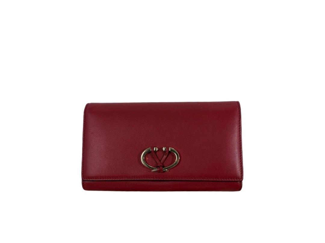Valentino Valentino Long Wallet Red