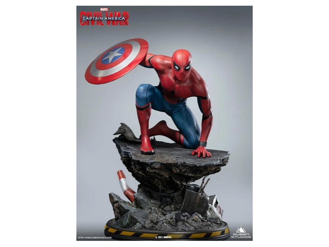 Queen Studios Queen Studios Spiderman Captain America Civil War Statue