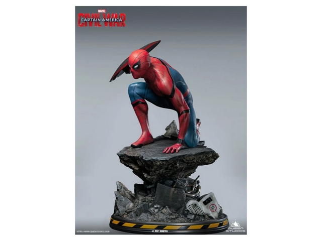 Queen Studios Queen Studios Spiderman Captain America Civil War Statue - view 2