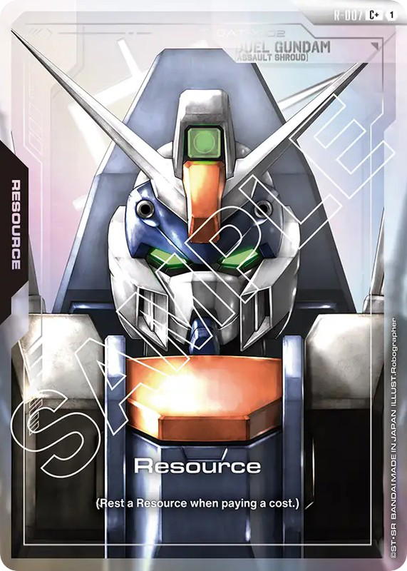 Gundam Gundam Resource C [R-007] Supplemental "Resources" [AltArt] (EN)