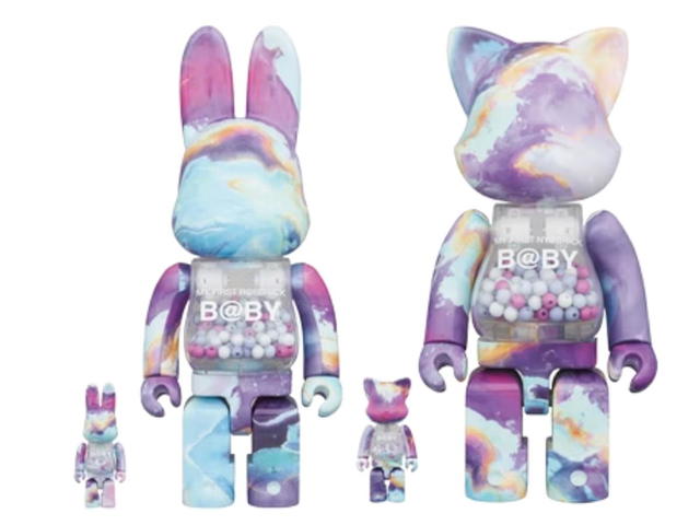 Medicom Toy R@BBRICK & NY@BRICK My First Baby Marble Ver. 400% + 100% - view 1
