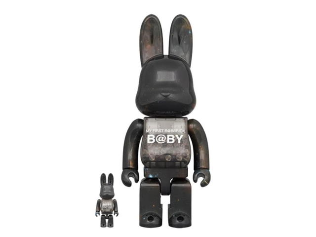 Medicom Toy R@BBRICK & NY@BRICK My First Baby Space Ver. Black 400% + 100% - view 2