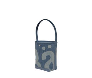 Buy Rälly The Bag In Denim and Vegan Leather With RM Logo at Sasom – Authentic and Ready to Ship