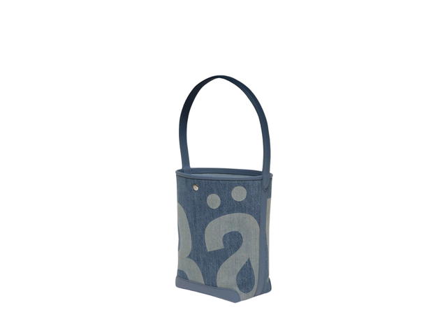 Rally Movement Rälly The Bag In Denim and Vegan Leather With RM Logo - view 1