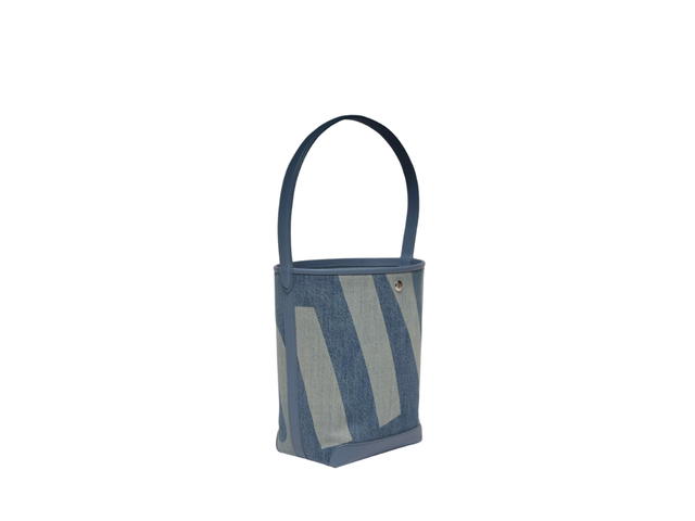 Rally Movement Rälly The Bag In Denim and Vegan Leather With RM Logo - view 2