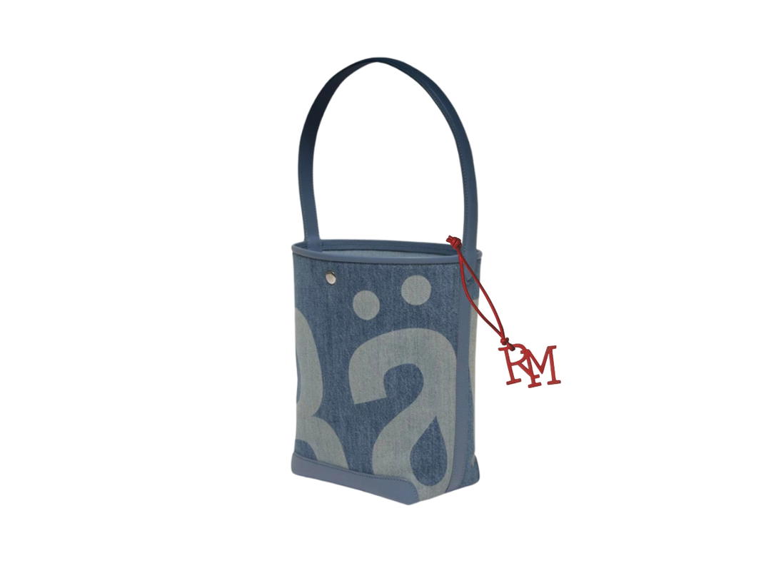 Rally Movement Rälly The Bag In Denim and Vegan Leather With Tag