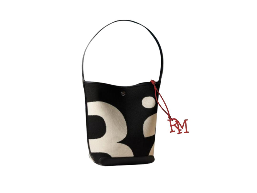 Rally Movement Rälly The Bag In Knit and Vegan Leather With Tag Black