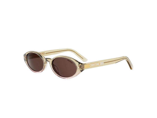 Dior Dior Pacific In Yellow Frame With Marron Lenses - view 1