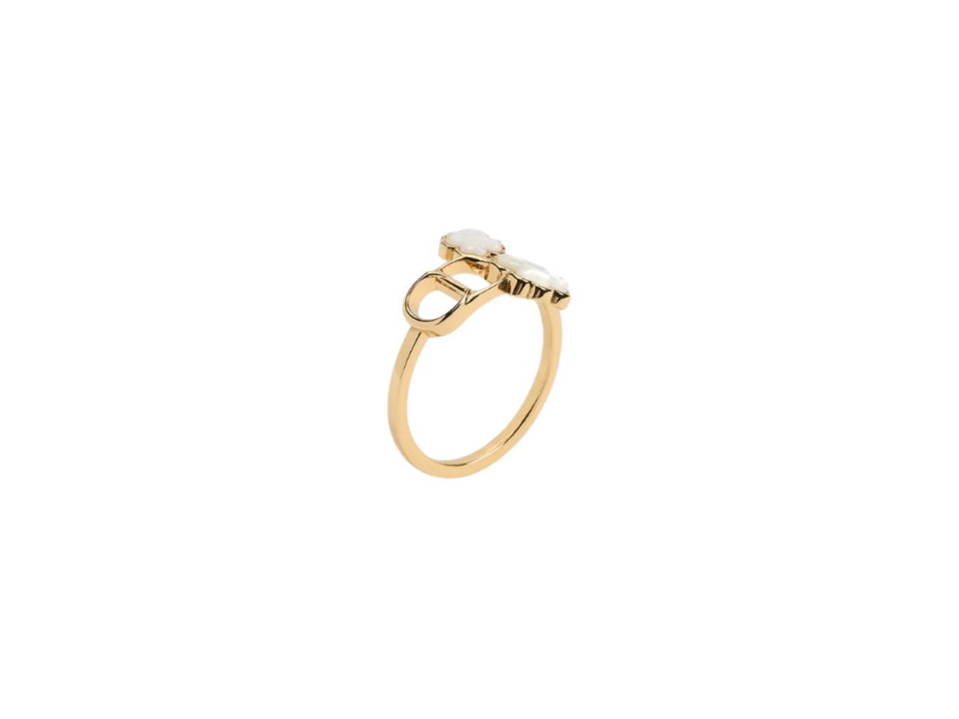 Dior Dior CD Garden Ring Gold And Mother-Of-Pearl