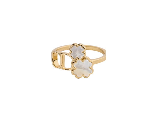 Dior Dior CD Garden Ring Gold And Mother-Of-Pearl - view 3