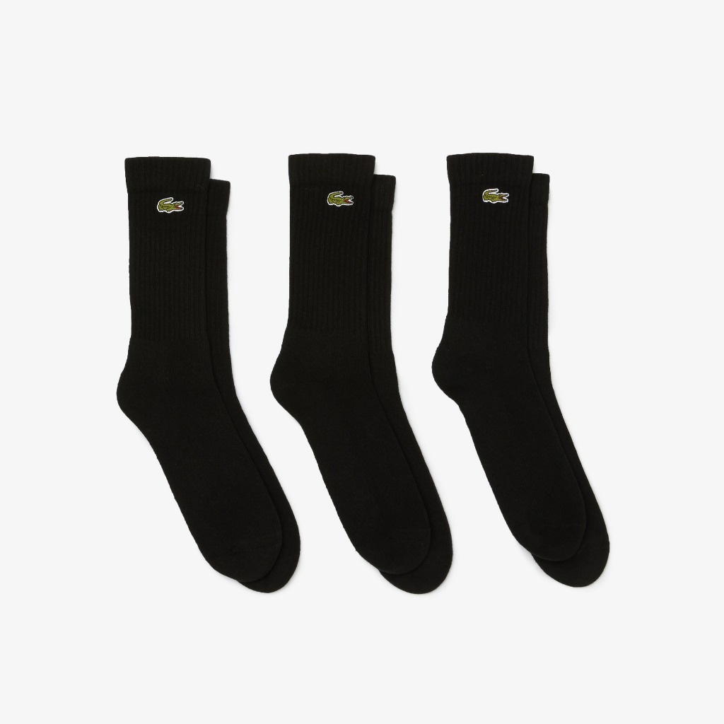 Lacoste Lacoste 3-Pack Sport Socks Black