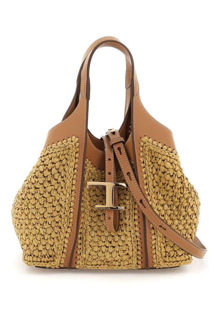 Buy TOD'S Rafia T Timeless tote bag Tod's at Sasom – Authentic and Ready to Ship