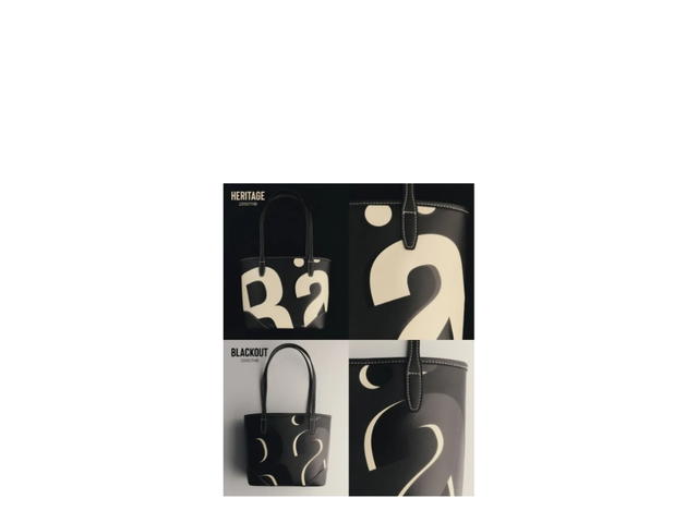 Rally Movement Rally Movement Mini Leather Tote Blackout - view 2