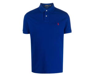 Buy Ralph Lauren Logo-Embroidered Cotton Polo-Shirt Royal Blue at Sasom – Authentic and Ready to Ship