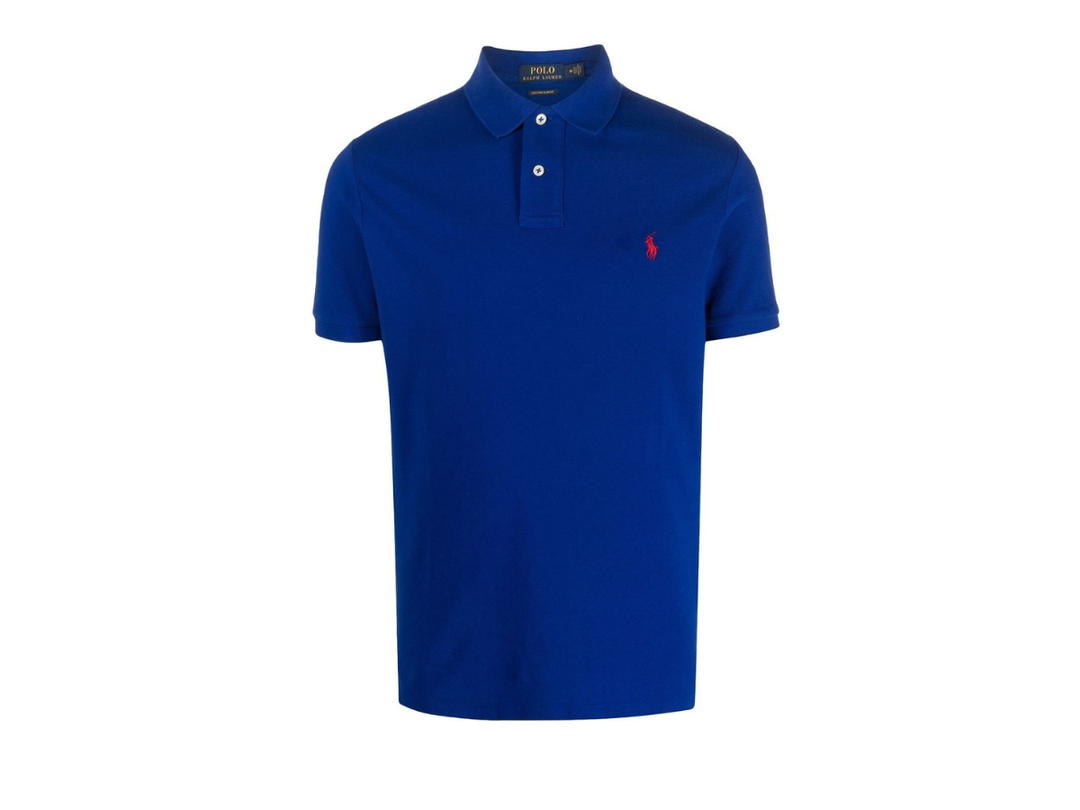 Polo Ralph Lauren Ralph Lauren Logo-Embroidered Cotton Polo-Shirt Royal Blue