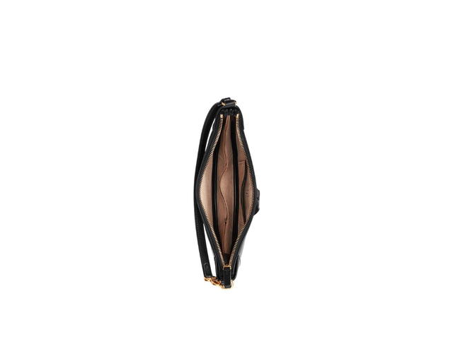 Polo Ralph Lauren Ralph Lauren Polo ID Calfskin Mini Shoulder Bag With Gold-Tone Brass Hardware Black - view 3