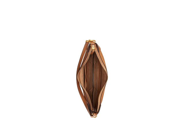 Polo Ralph Lauren Ralph Lauren Polo ID Calfskin Mini Shoulder Bag With Gold-Tone Brass Hardware Tan - view 3
