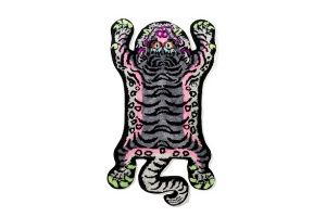 Buy RAW EMOTIONS TIBETAN TIGER RUG BLACK/PINK MEDIUM at Sasom – Authentic and Ready to Ship