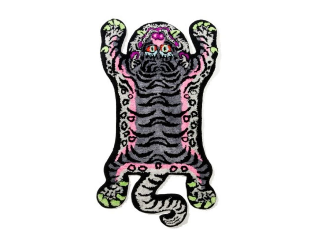 Raw Emotions RAW EMOTIONS TIBETAN TIGER RUG BLACK/PINK MEDIUM