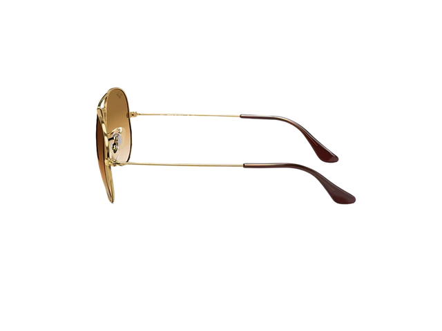 Ray-Ban Ray-Ban Aviator Gradient In Polished Gold Frame With Brown Lenses - view 3