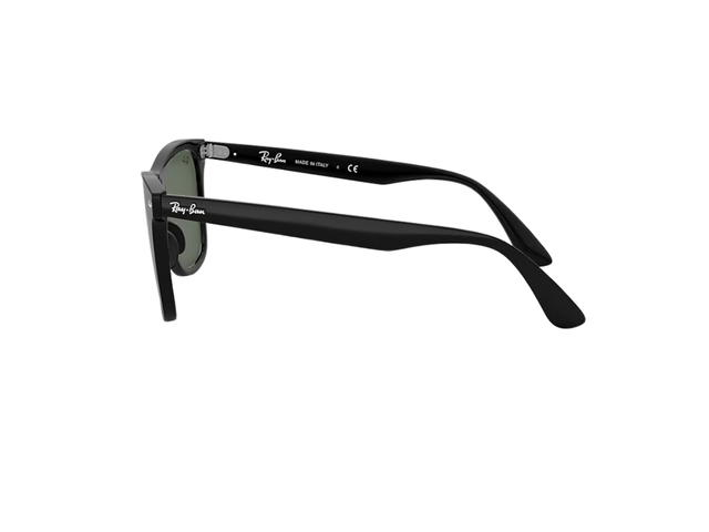 Ray-Ban Ray-Ban Blaze Wayfarer In Polished Black Frame With Green Lenses - view 3