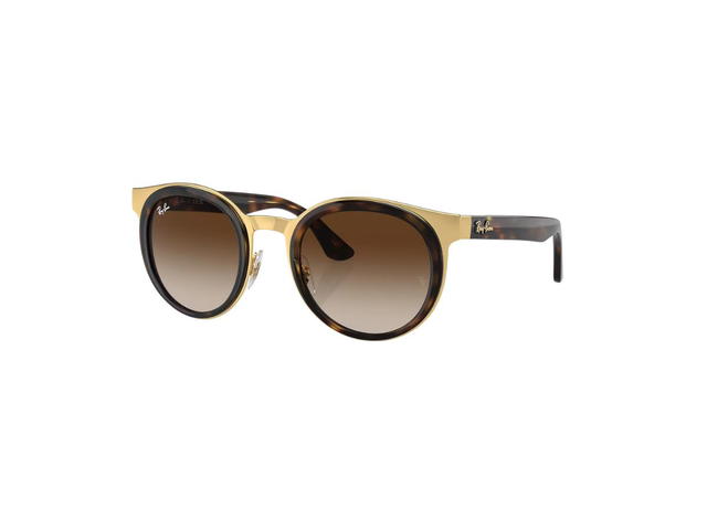 Ray-Ban Ray-Ban Bonnie RB3710 In Polished Havana On Gold Frame With Brown Lenses - view 1