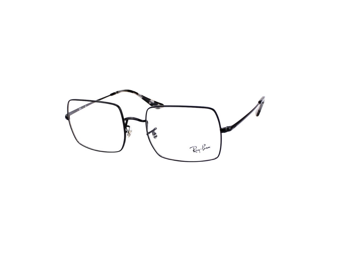 Ray-Ban Ray-Ban RB 1969V Rectangle Eyeglasses In Black Metal With Demo Lens