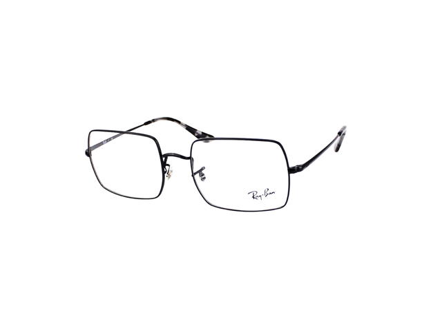 Ray-Ban Ray-Ban RB 1969V Rectangle Eyeglasses In Black Metal With Demo Lens - view 1