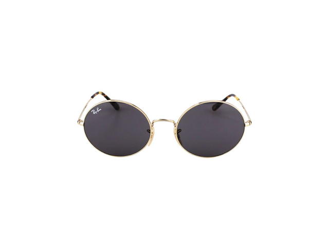 Ray-Ban Ray-Ban RB 1970 Oval Sunglasses In Gold Frame With Grey Lenses - view 2