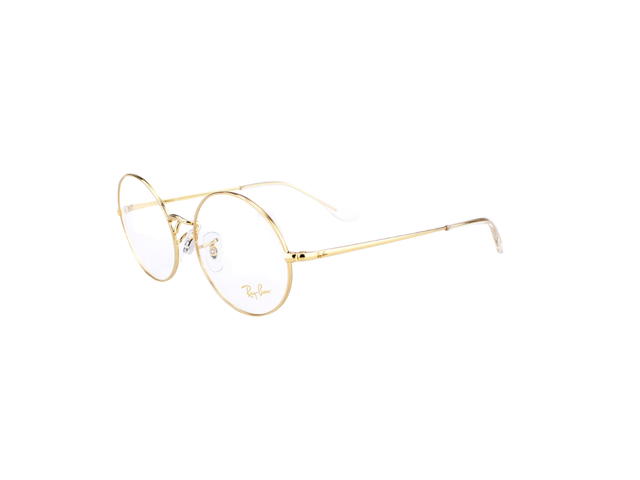 Ray-Ban Ray-Ban RB 1970V Oval Eyeglasses In Gold Metal With Demo Lens - view 3