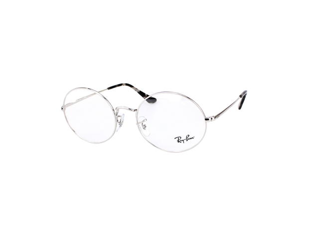 Ray-Ban Ray-Ban RB 1970V Oval Eyeglasses In Silver Metal With Demo Lens - view 1