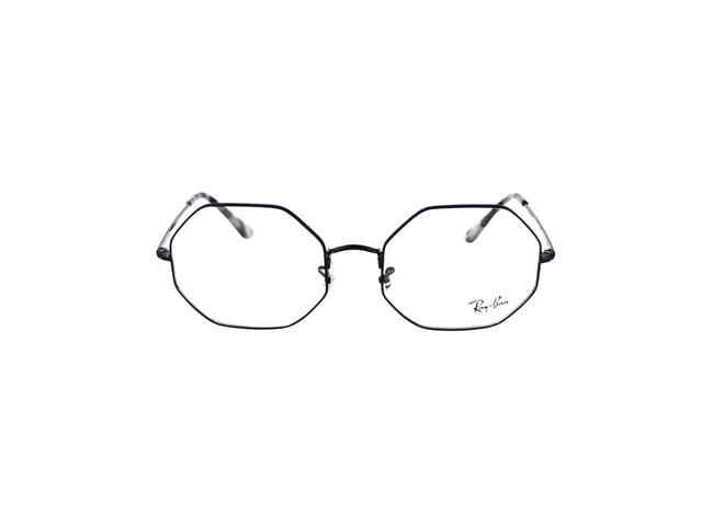 Ray-Ban Ray-Ban RB 1972V Octagon Eyeglasses In Black Metal With Demo Lens - view 2