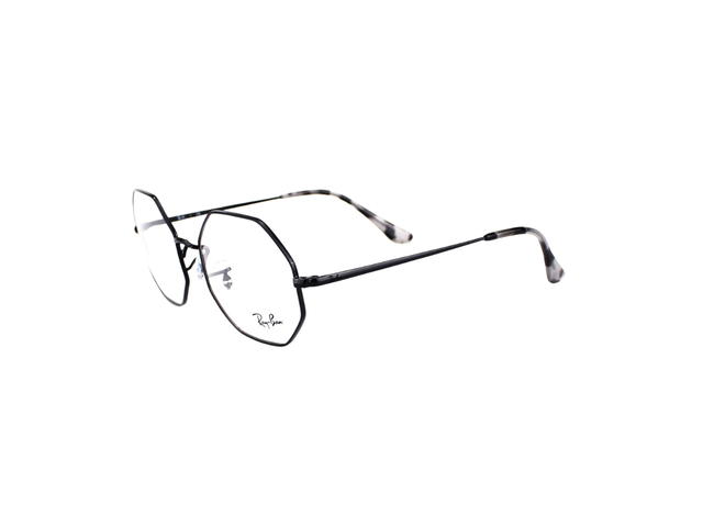 Ray-Ban Ray-Ban RB 1972V Octagon Eyeglasses In Black Metal With Demo Lens - view 3
