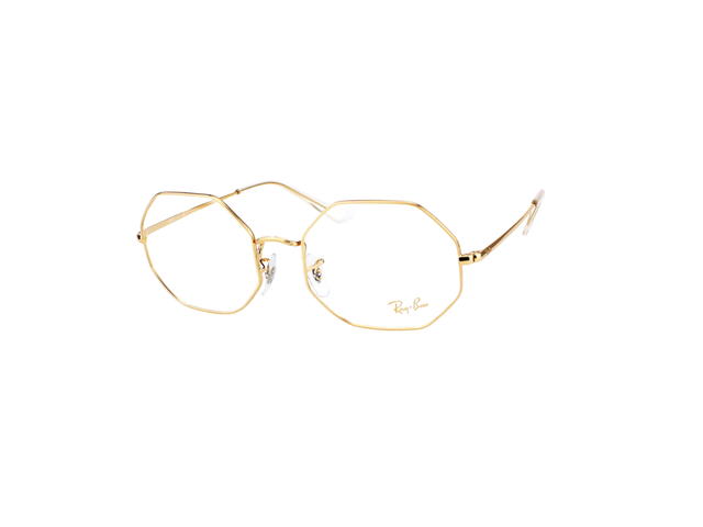 Ray-Ban Ray-Ban RB 1972V Octagon Eyeglasses In Gold Metal With Demo Lens - view 1
