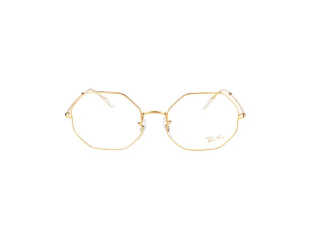 Ray-Ban Ray-Ban RB 1972V Octagon Eyeglasses In Gold Metal With Demo Lens - view 2